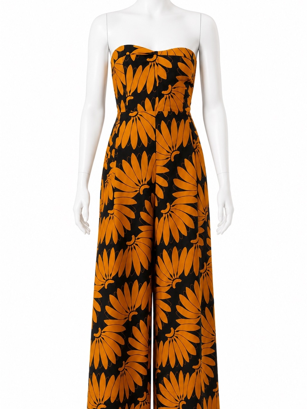 Yellow Copabanana Strapless Jumpsuit - Picture 7 of 8